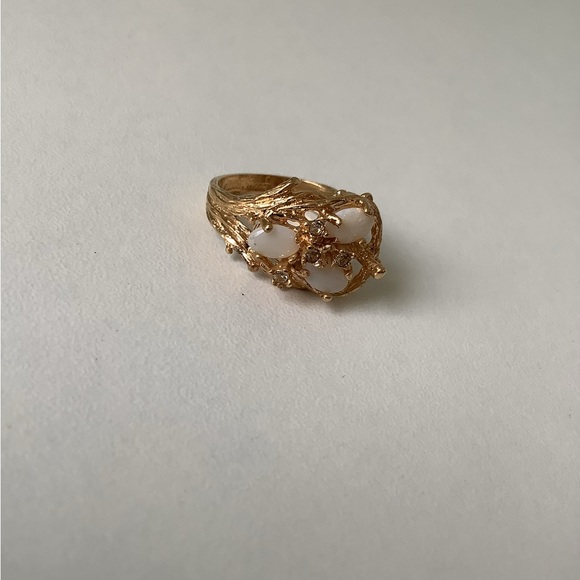 NEW vintage cocktail ring Opal Twig Branch - Picture 6 of 8